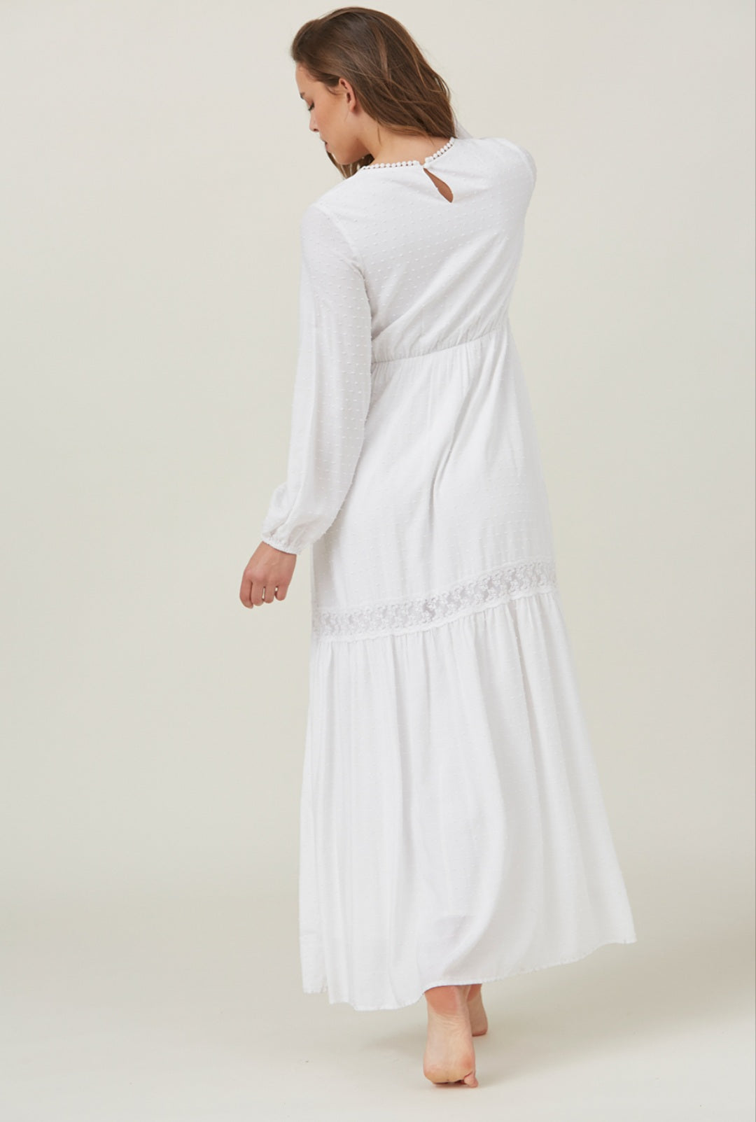 Maddie White Temple Dress/Simple Wedding