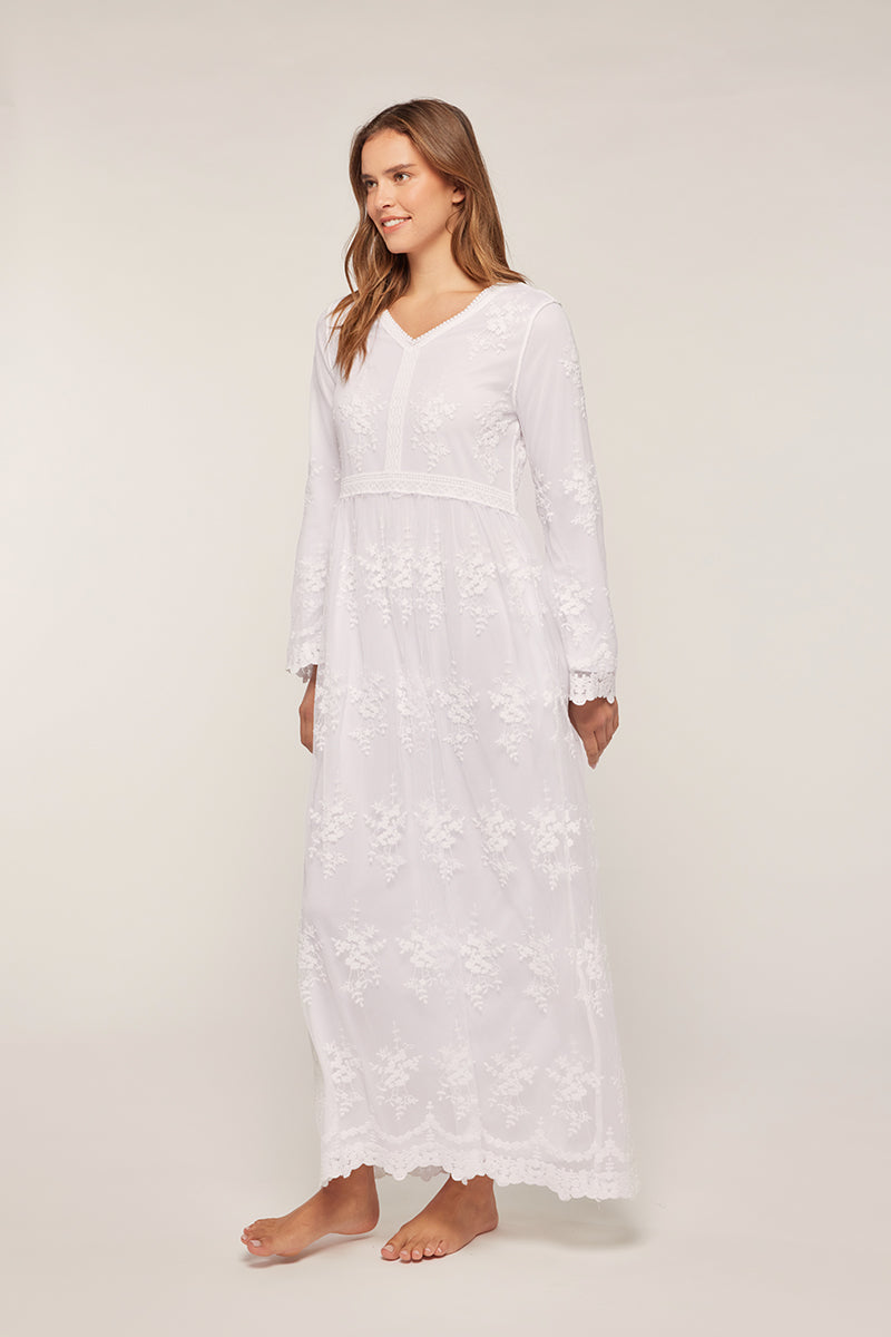 Misha White Temple Dress / Simple Wedding Dress