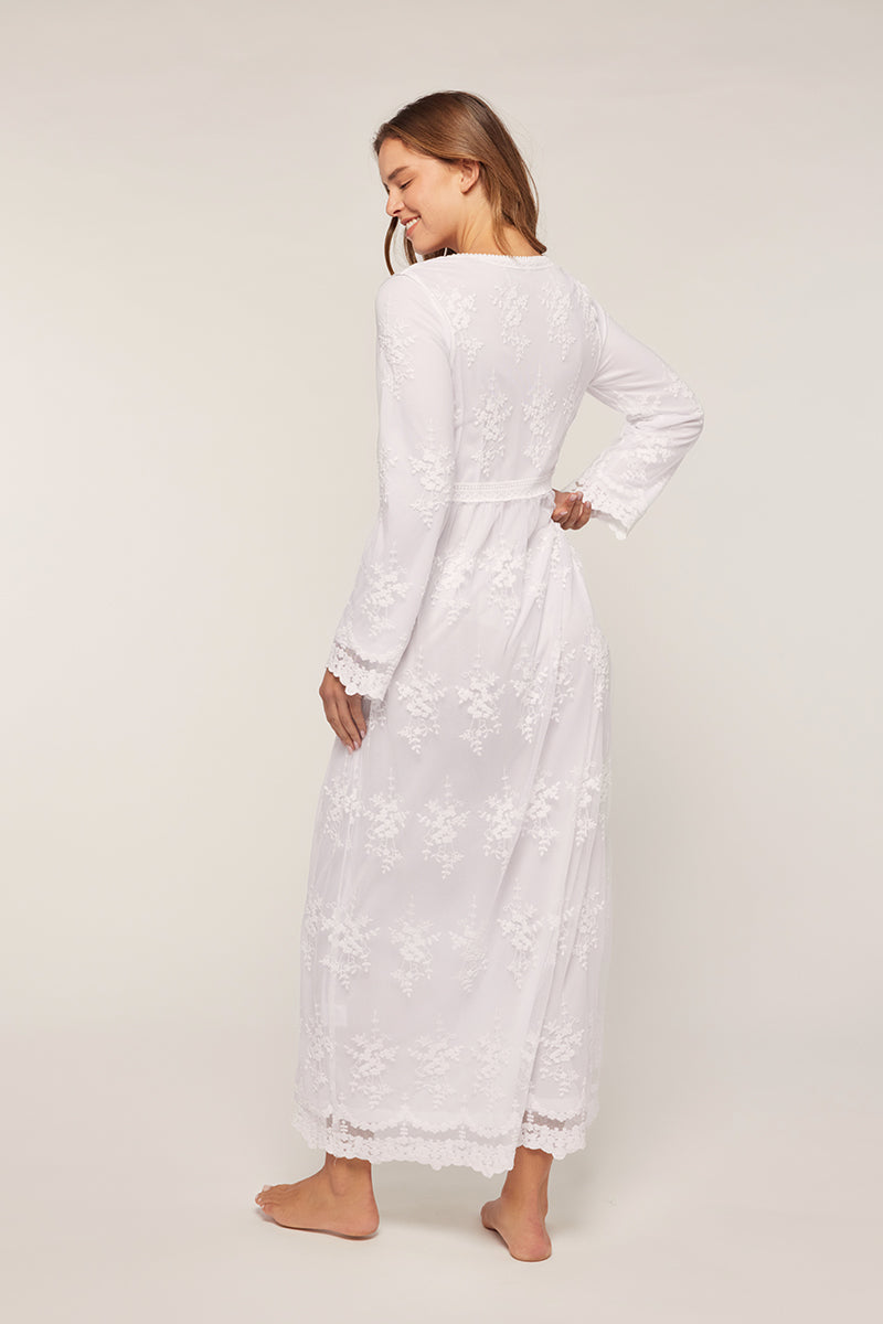 Misha White Temple Dress / Simple Wedding Dress