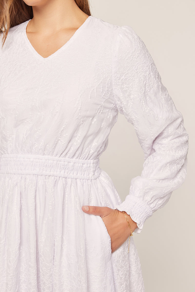 Joniqua - Petite White Temple Dress / Simple Wedding Dress
