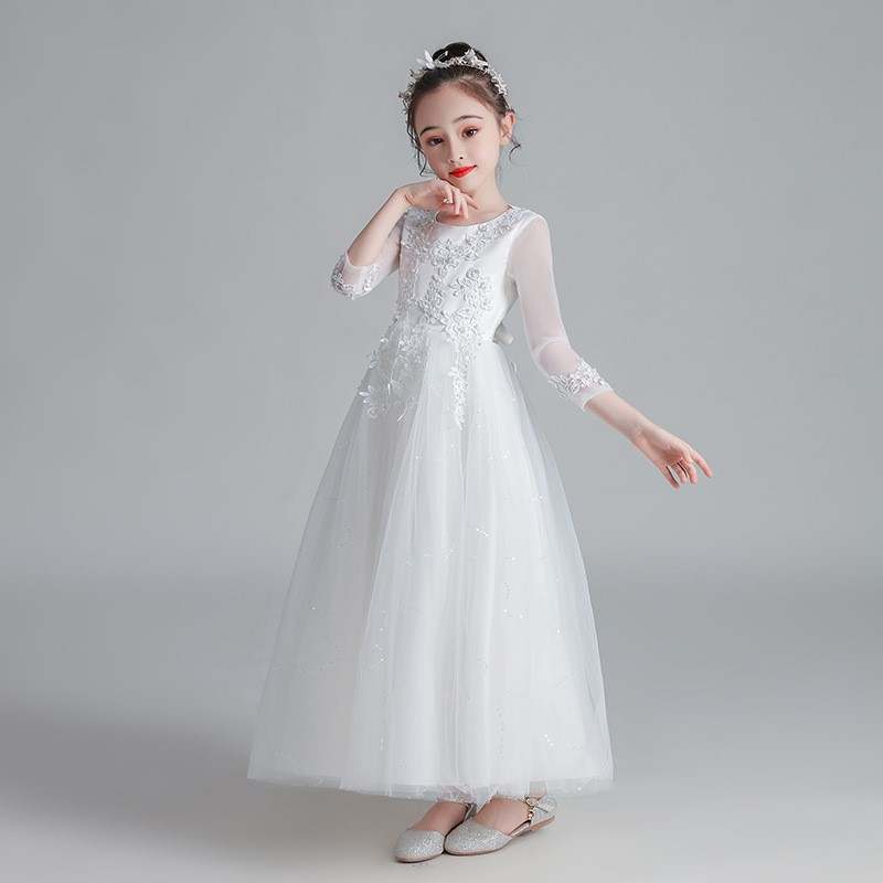 Maggie Baptism Dress / Youth Formal White Dress