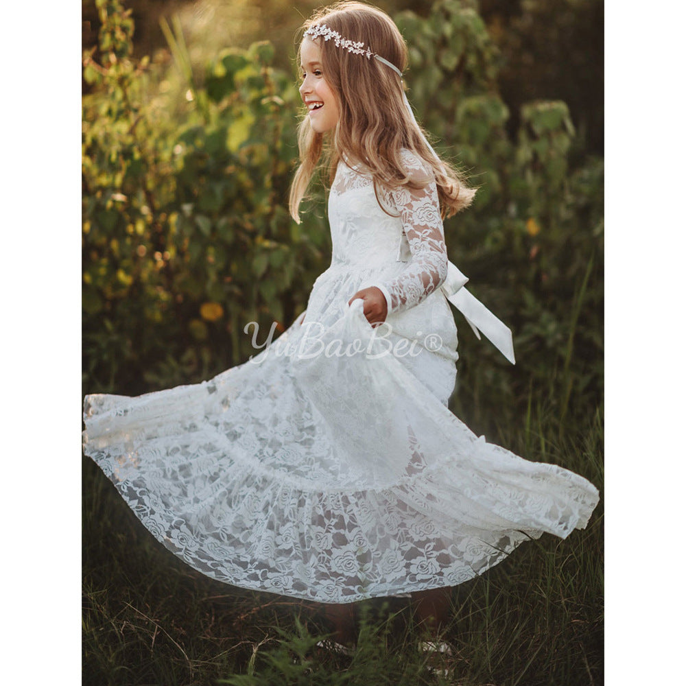 Erica Baptism Dress / Youth Formal White Dress