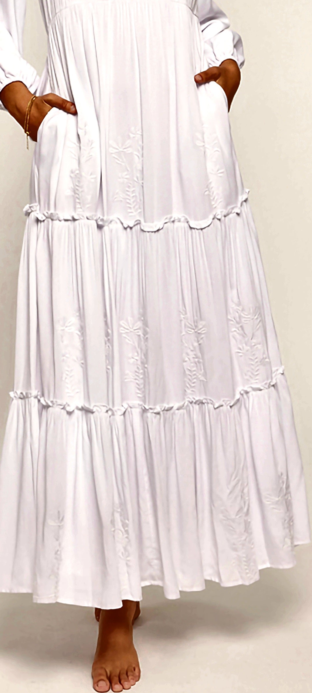 Joanna Temple Dress/ Simple Wedding Dress