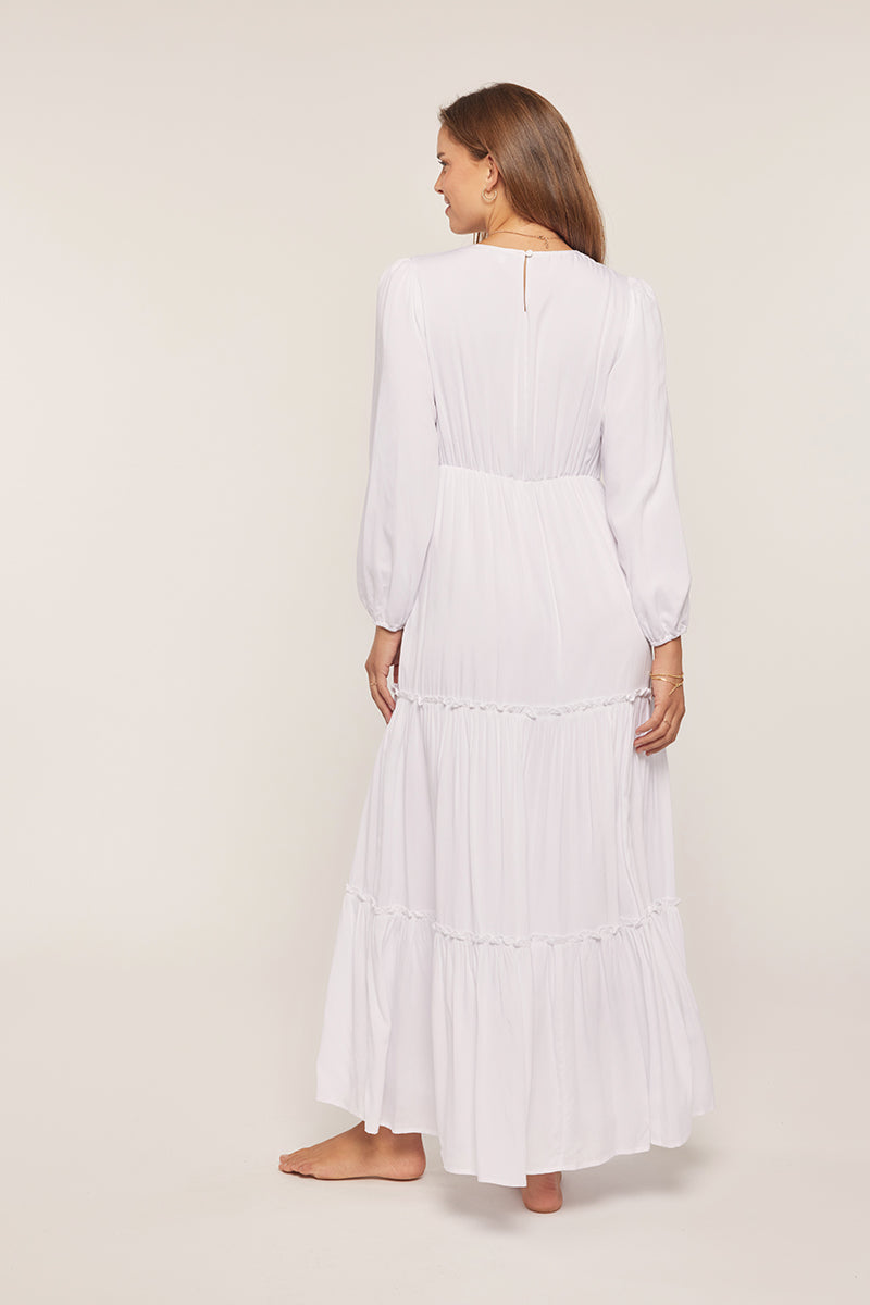 Joanna Temple Dress/ Simple Wedding Dress