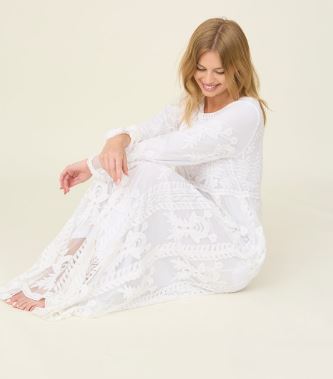 Lacie White Temple / Simple Wedding Dress