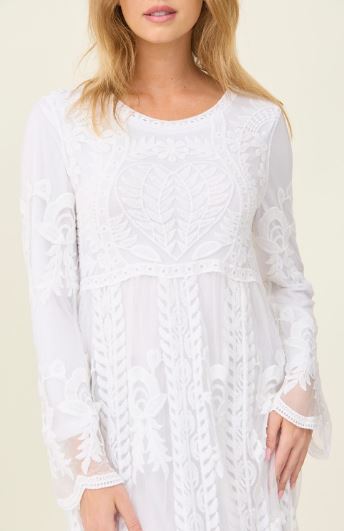 Lacie White Temple / Simple Wedding Dress