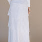 Brielle White Temple Dress / Simple Wedding Dress