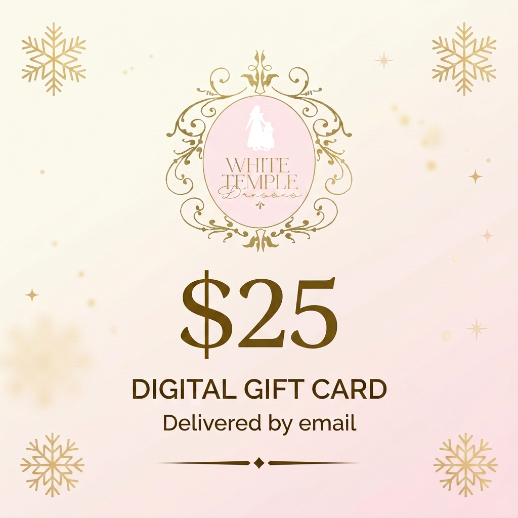 WhiteTempleDresses Gift Card — Digital Delivery