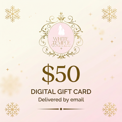 WhiteTempleDresses Gift Card — Digital Delivery