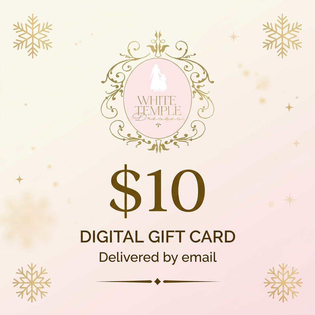 WhiteTempleDresses Gift Card — Digital Delivery