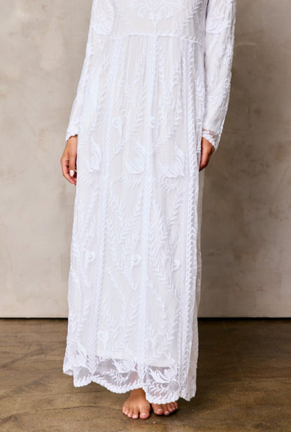 Sweet Antionette White Temple Dress M/L Sweet Antionette White Temple Dress M/L