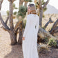 Jessie White Temple Dress / Simple Wedding Dress