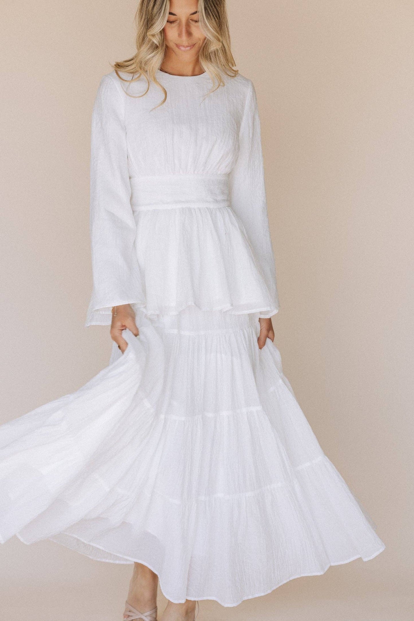 Charlie Temple Set - 2 piece / Simple Wedding Dress