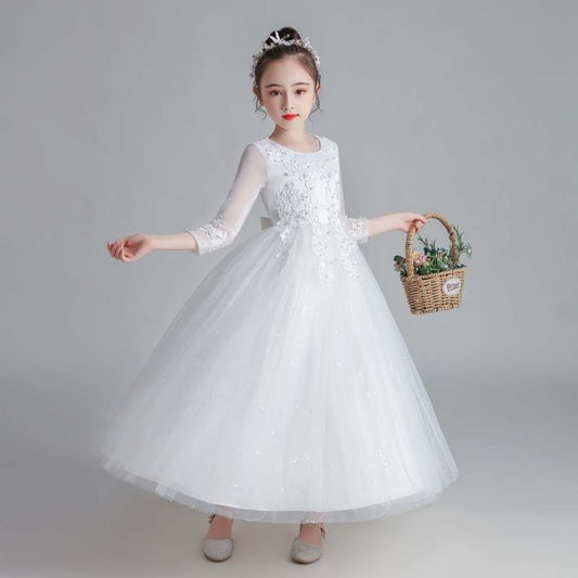 Maggie Baptism Dress / Youth Formal White Dress