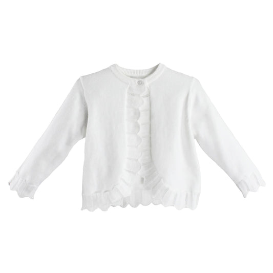 Nessa - Pointelle Edge Bolero Sweater