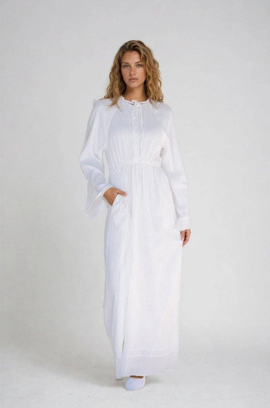 Layla White Temple Dress