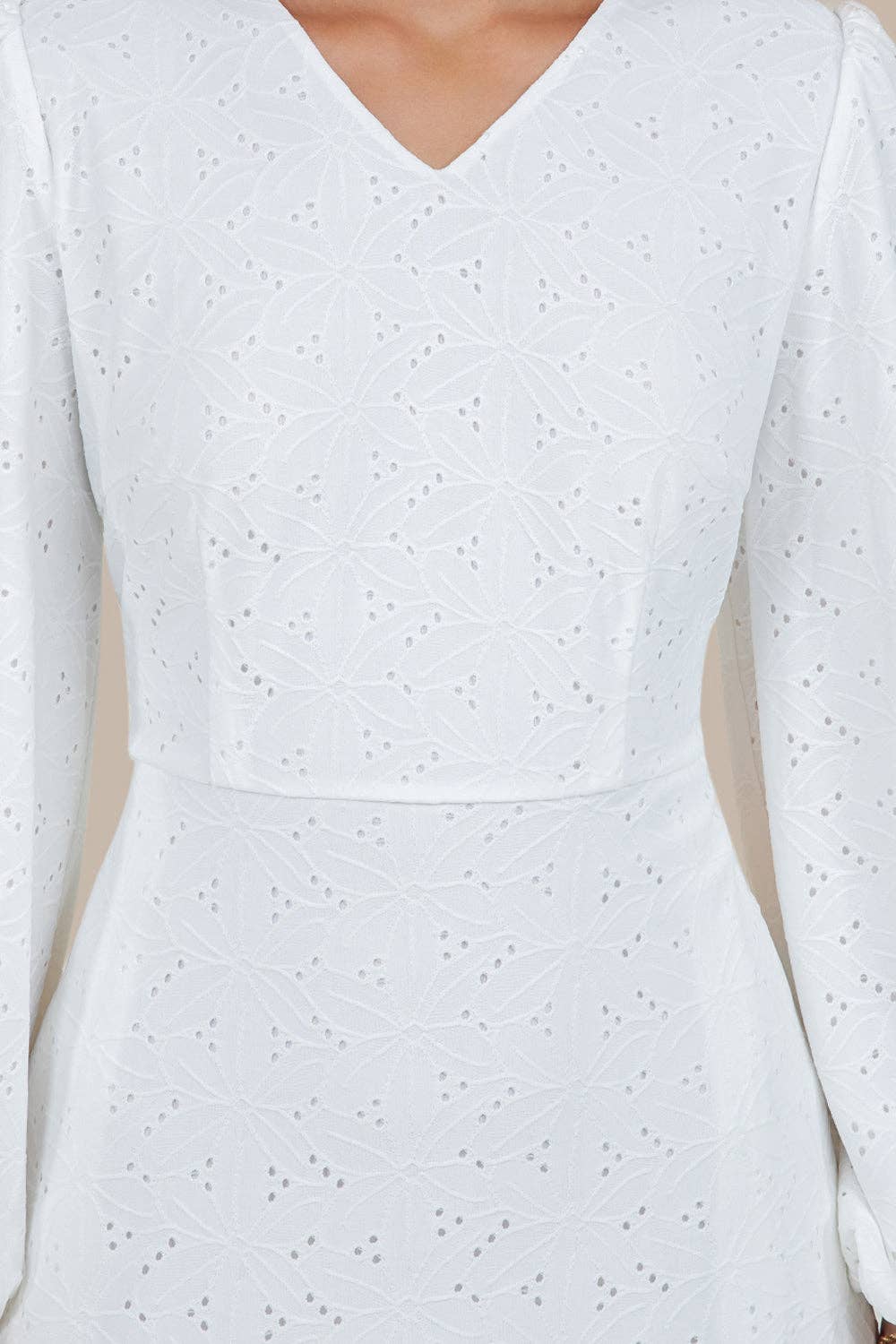 Marilyn Temple Dress / Simple Wedding Dress