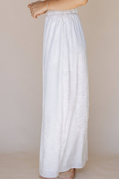 Hannah Temple Skirt in White