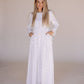 Amelia Temple Dress / Simple Wedding Dress