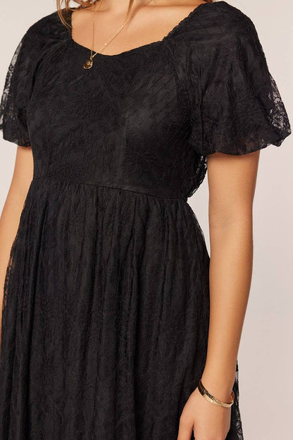 Tea n Rose - Embroidery Mesh Dress