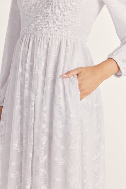 Paige White Temple Dress / Simple Wedding Dress (Petite Sizing Only Available in PXS and PS)