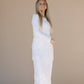 Brielle White Temple Dress / Simple Wedding Dress