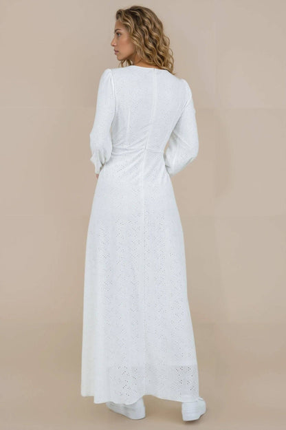 Marilyn Temple Dress / Simple Wedding Dress