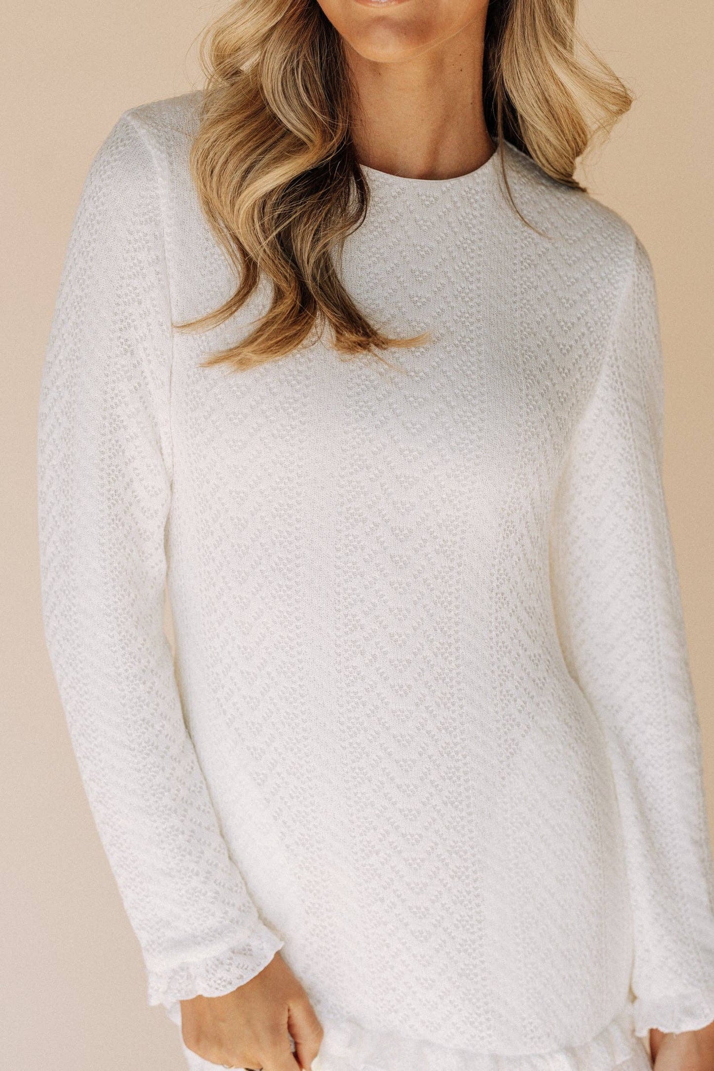 Abigail Sweater Temple Dress / Simple Wedding Dress