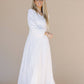 Eris White Temple Dress / Simple Wedding Dress