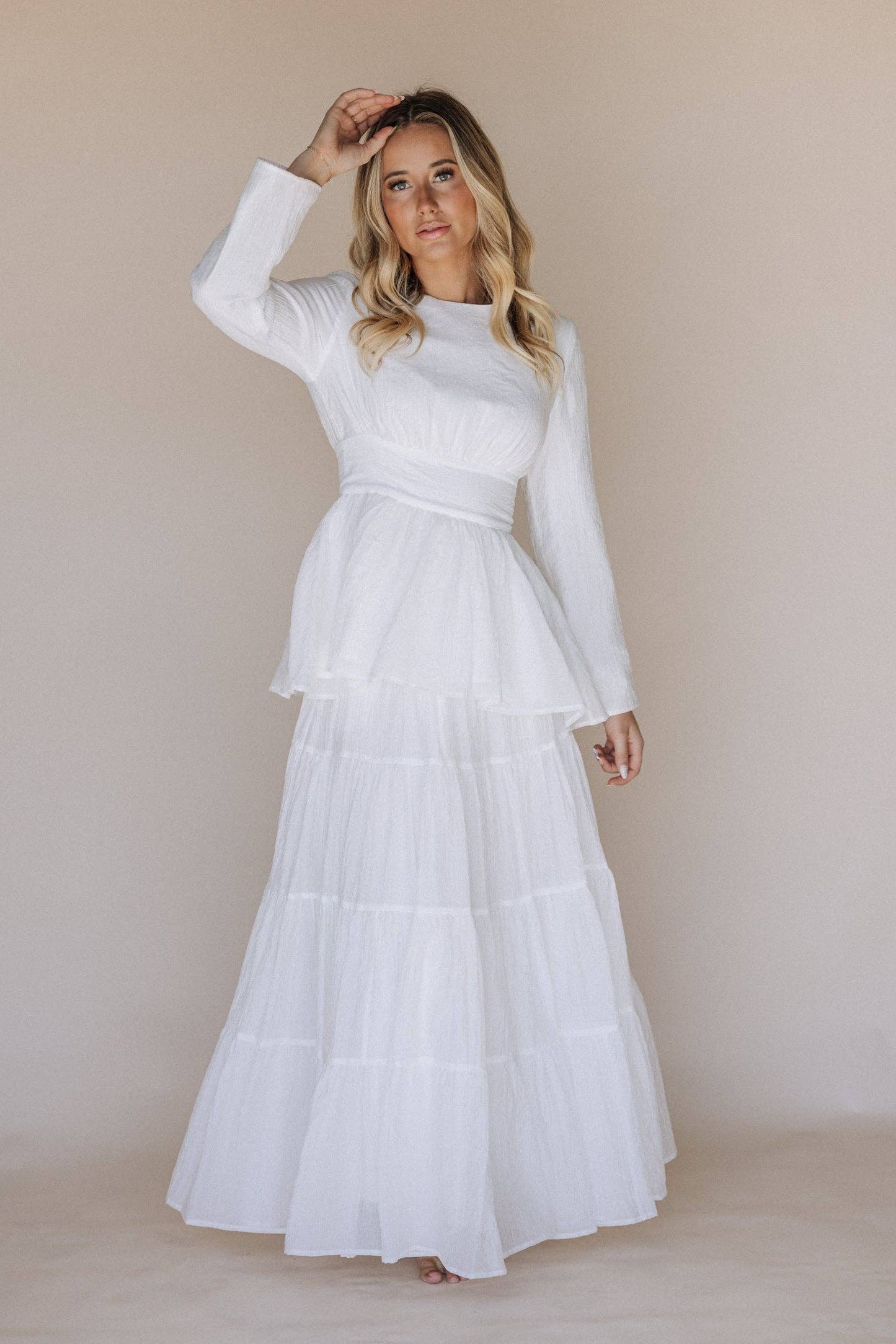 Charlie Temple Set - 2 piece / Simple Wedding Dress
