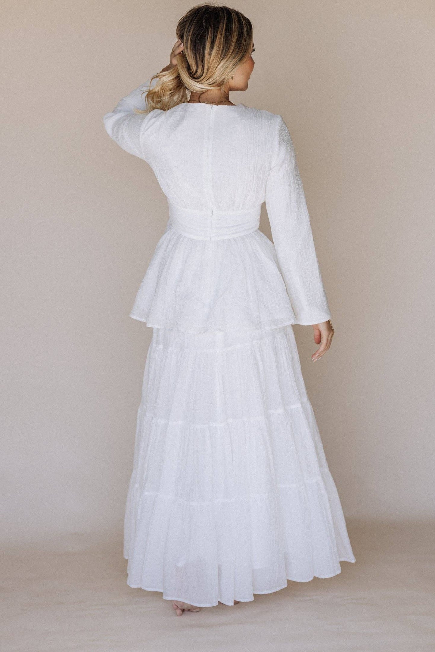 Charlie Temple Set - 2 piece / Simple Wedding Dress