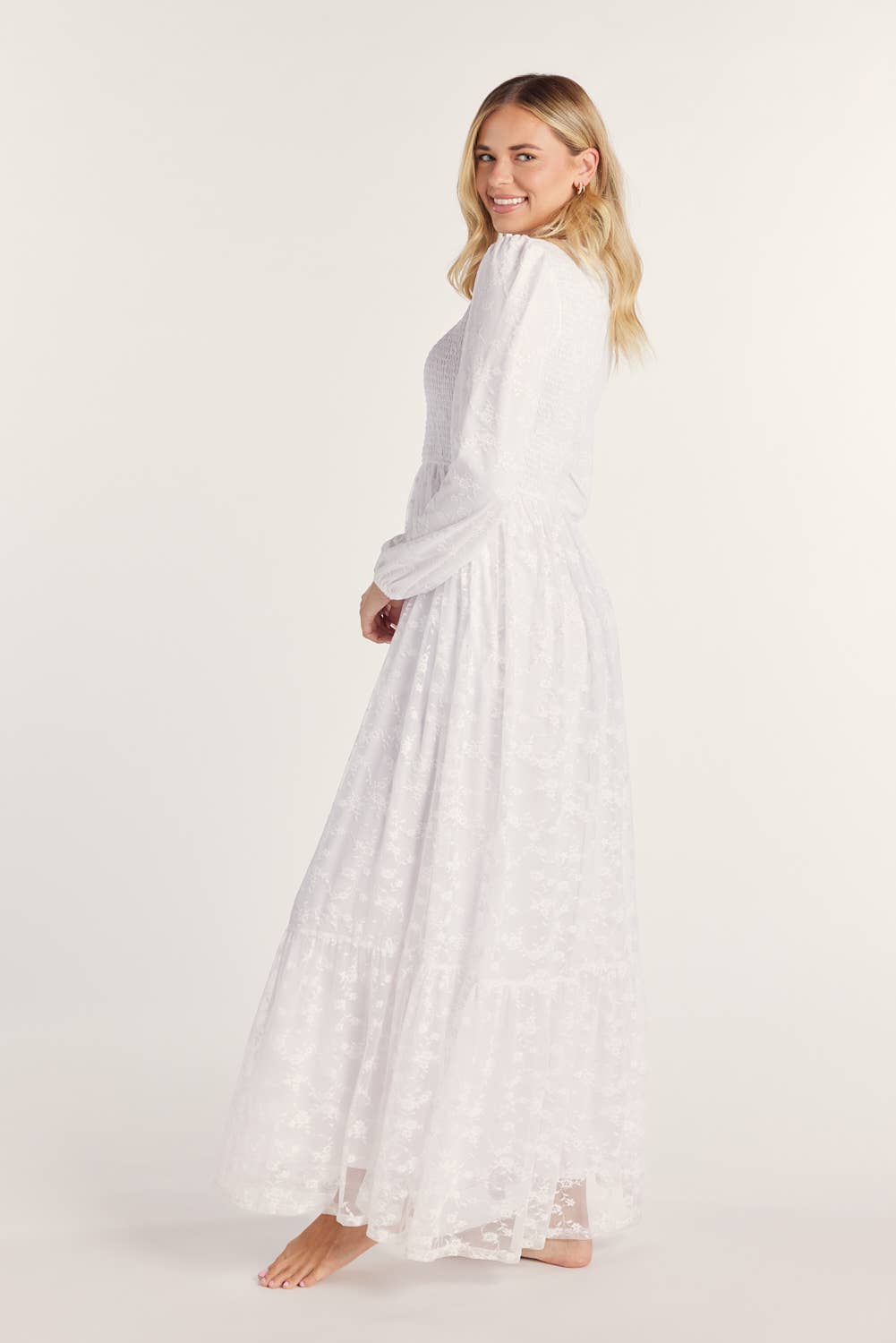 Paige White Temple Dress / Simple Wedding Dress (Petite Sizing Only Available in PXS and PS)