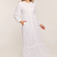 Georgia Zip-Up Lace Temple Dress / Simple Wedding Dress - PETITE SIZING