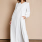 Mallory White Temple Dress/ Simple Wedding Dress