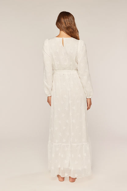 Tina White Temple Dress / Simple Wedding Dress