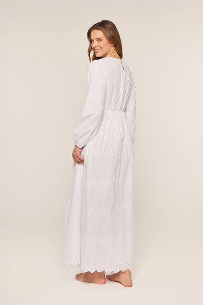 Allie White Temple Dress / Simple Wedding Dress