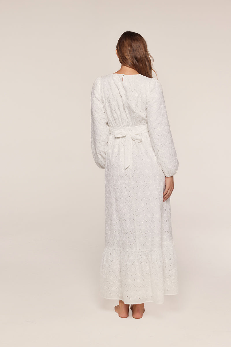 Meredith White Temple Dress / Simple Wedding Dress