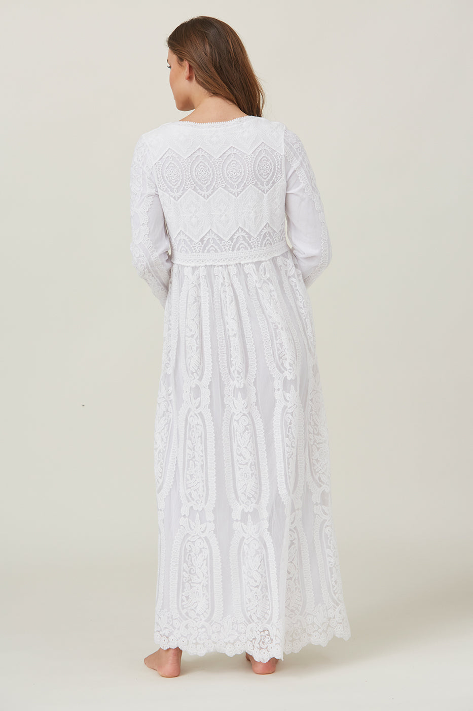 KariAnn White Temple Dress / Simple Wedding Dress