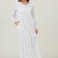 KariAnn White Temple Dress / Simple Wedding Dress