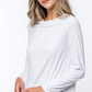 Donna Loose White Temple Top