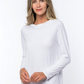 Donna Loose White Temple Top