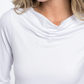 Donna Loose White Temple Top