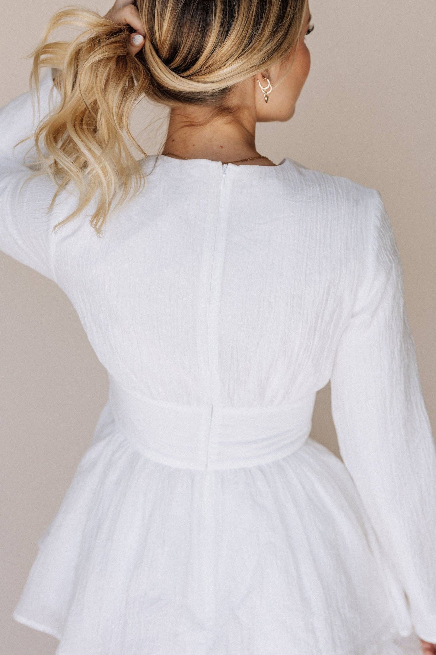 Charlie Temple Set - 2 piece / Simple Wedding Dress