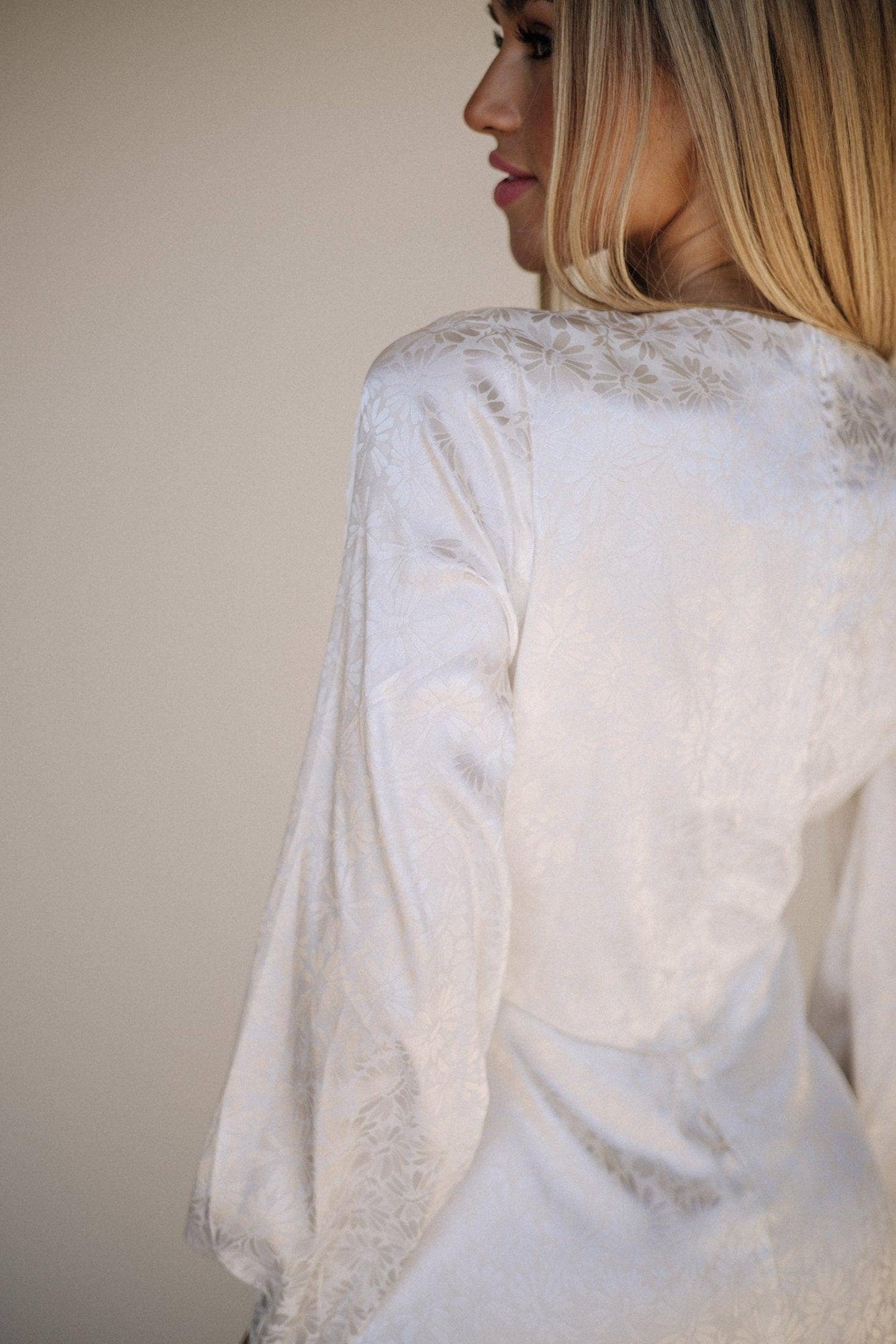 Lulu LDS Temple Dress / Simple Wedding Dress