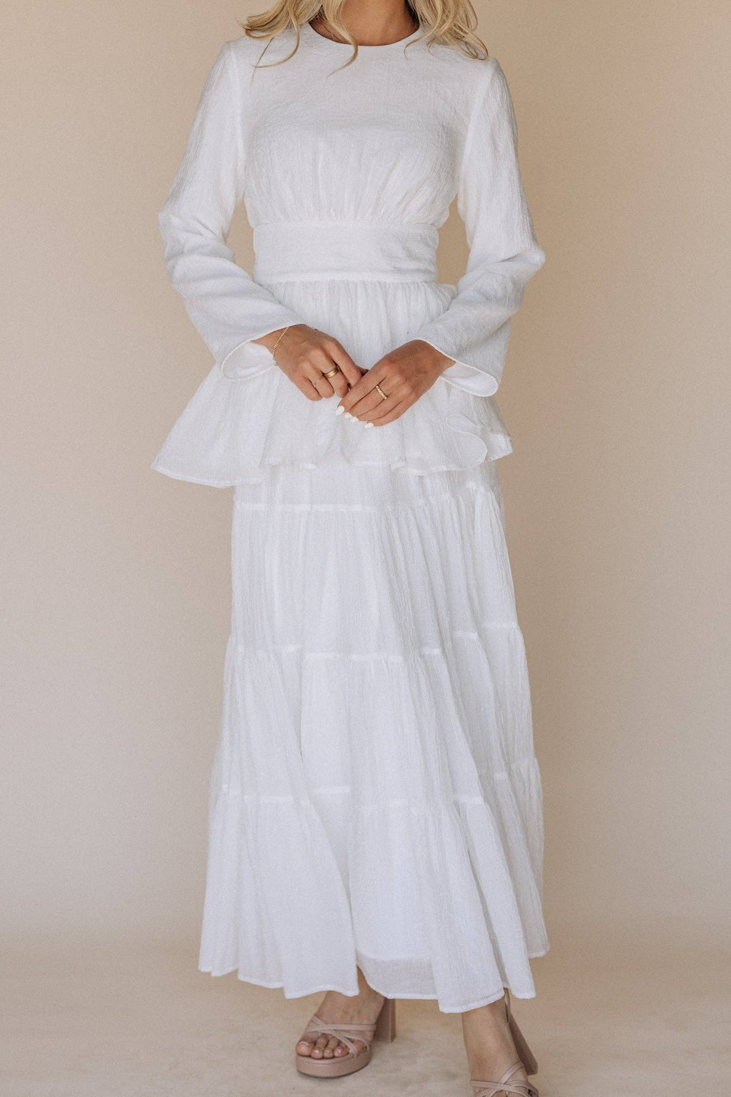 Charlie Temple Set - 2 piece / Simple Wedding Dress