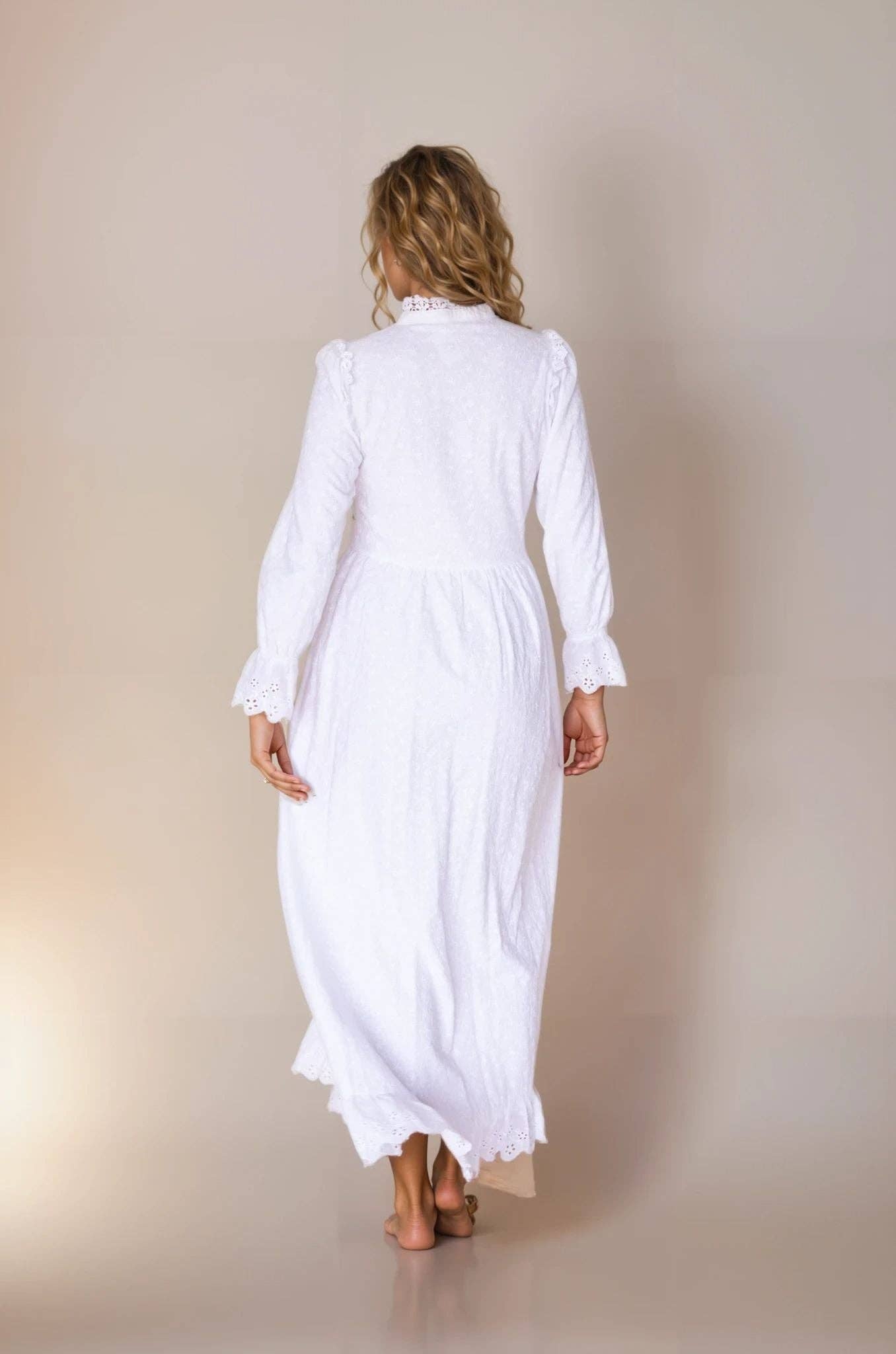 Sariah Temple Dress / Simple Wedding Dress