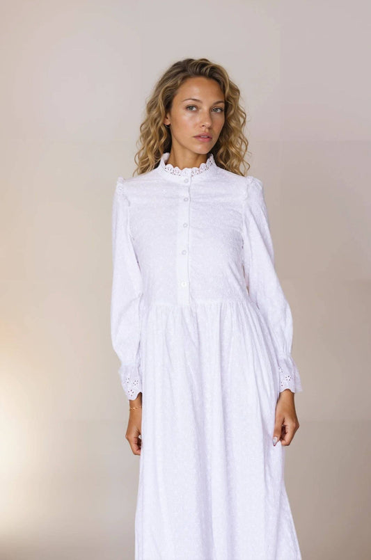 Sariah Temple Dress / Simple Wedding Dress