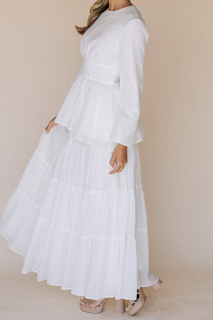 Charlie Temple Set - 2 piece / Simple Wedding Dress