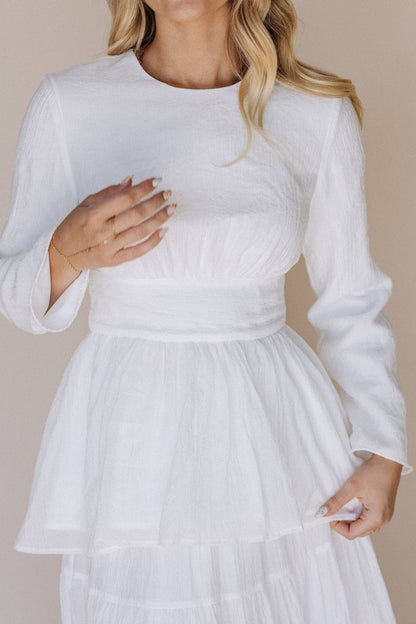 Charlie Temple Set - 2 piece / Simple Wedding Dress