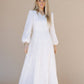 Eris White Temple Dress / Simple Wedding Dress